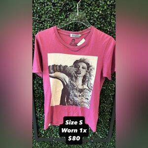 Hysteric Glamour Pink Short Sleeve Tee